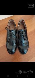 Scarpe eleganti con lacci, nere, 38