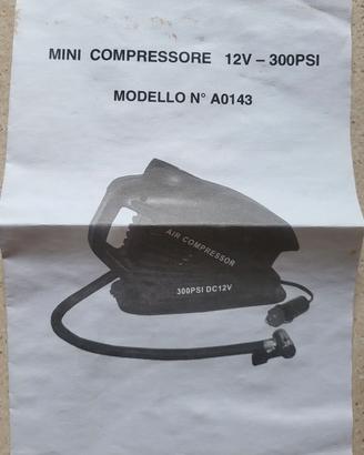 Mini compressore auto 12 v