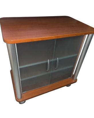 Mobile a carrello porta TV con ruote