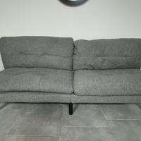"Divano letto 2 posti Teddy grigio- mai usato"