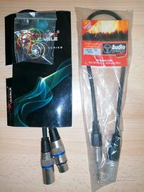 2 cavi audio professionali nuovi