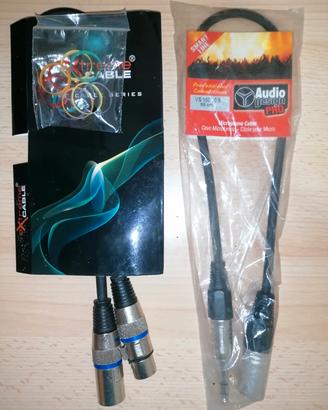 2 cavi audio professionali nuovi