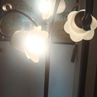 piantana vintage 3 luci 
