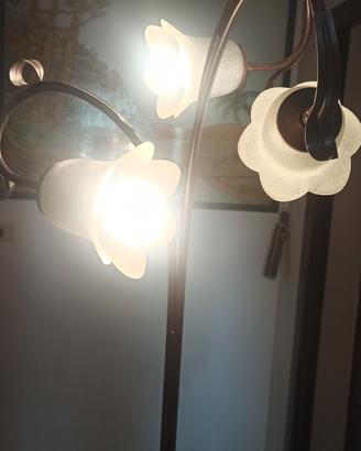 piantana vintage 3 luci 