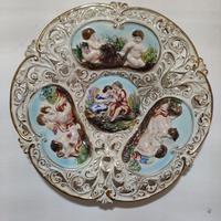 Piatto decorativo CAPODIMONTE 