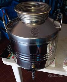 Contenitore Olio Acciaio Inox 30 Litri