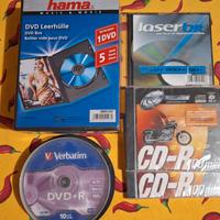 Cd e DVD vergini con custodia 