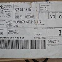 Antirombo cofano motore Cupra Formentor 5FA863831