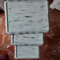 Trittico in legno di noce