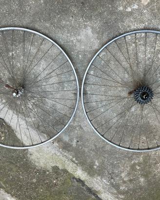 Coppia cerchi 28” da corsa tubolari Maillard