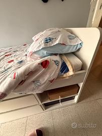 Letto 1 piazza e mezza IKEA 140×200 con 4 cassetto