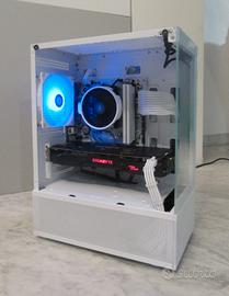 pc gaming bianco rgb RYZEN 5 GTX 1070 16/512GB