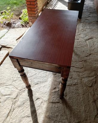 tavolo legno massello di noce 
