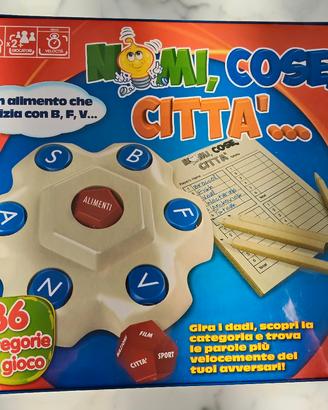 Gioco da tavolo nomi cose e Città