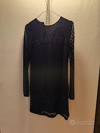 abito pizzo nero diane von furstenberg 