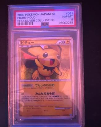Pichu Holo 1st ED. Soulsilver collection