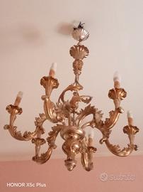 Ampadario color Oro e Argento