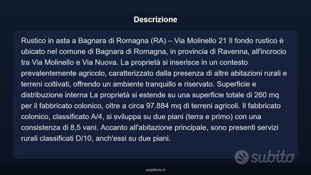 Immobile in asta di 260 m² con più di 5 locali a B - Vista 5