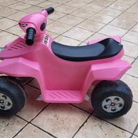 moto quad rosa elettrico usato