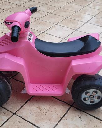 moto quad rosa elettrico usato