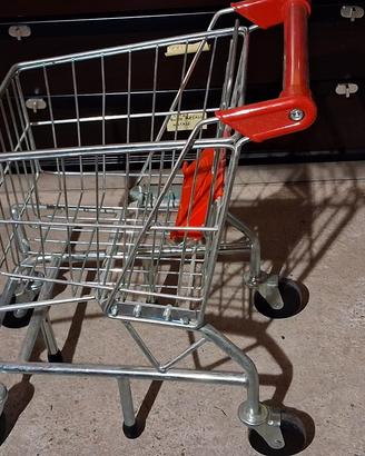 Carrello spesa in metallo per bambini