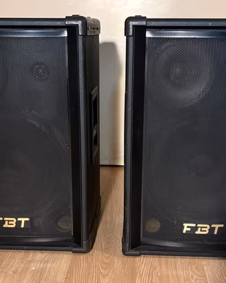  Coppia casse attive a 3 vie  FBT Goldline GL 30A