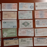 Miniassegni da 100 Lire