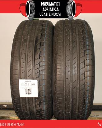2 Gomme 225 55 R 18 Continental al 84% SPED GRATIS