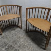 Sedie uniche in legno naturale da culla Stokke