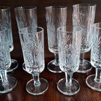 Set Bicchieri in Vetro Intagliato (vedi dettaglio)