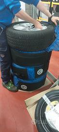 Cerchi originali Tiguan 17" in lega + gomme M+S