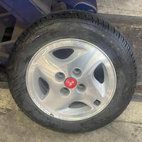 CERCHI CON GOMME FIAT UNO TD
