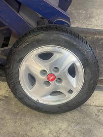 CERCHI CON GOMME FIAT UNO TD