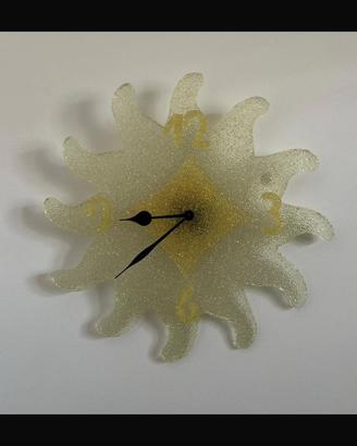 Lampadario, orologio da muro e 2 abat-jour
