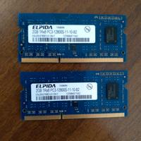 Memorie memoria RAM computer pc portatile notebook