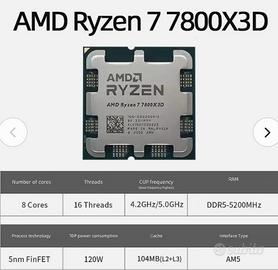 LEGGI BENE!! Ryzen 7 7800x3d per ryzen 7 5700x3d/