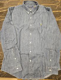 Camicia Ralph Lauren denim uomo nuova, mai usata.