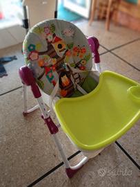 seggiolone con tavolino