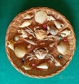 Decorazione vintage artigianale, a tema marino