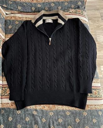 Maglione a Trecce Brunello Cucinelli