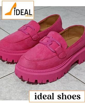 Nuovi Mocassini Ideal Shoes n.39 loafer Patform