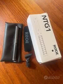 Microfono RODE NTG1 usato due volte