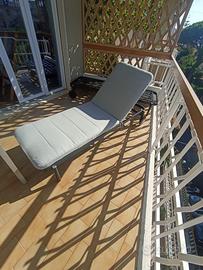 Lettino da giardino/terrazzo