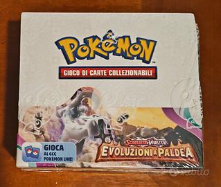 Box 36 bustine carte Pokemon EVOLUZIONI A PALDEA