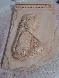 Bassorilievo in gesso donna greca