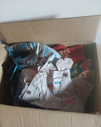 Scatole robe bambino