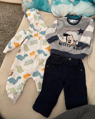 Set neonato 9-12 mesi chicco disney