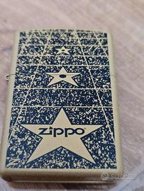 Zippo Originale Star Pattern . Street brass Nuovo 