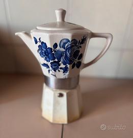Caffettiera Vintage in ceramica 6 tazze
