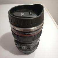 Canon tazza termica forma di obiettivo fotografico